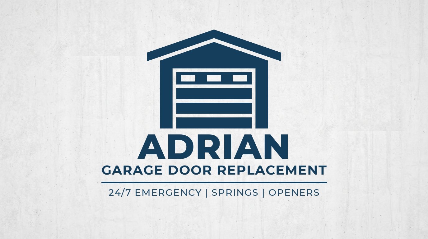 Adrian Garage Door Replacement Logo